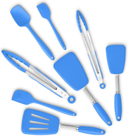 3-Piece Silicone Spatula Set, 600°F Heat Resistant, Black