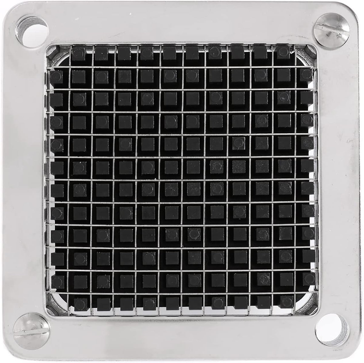 Replacement Chopper Blade 1/4" Commercial Vegetable Dicer Blades | Commercial Vegetable Chopper Blade, 420 Stainless Steel Dicer Blade With Pusher Block, For French Fries, Onions, Tomatoes