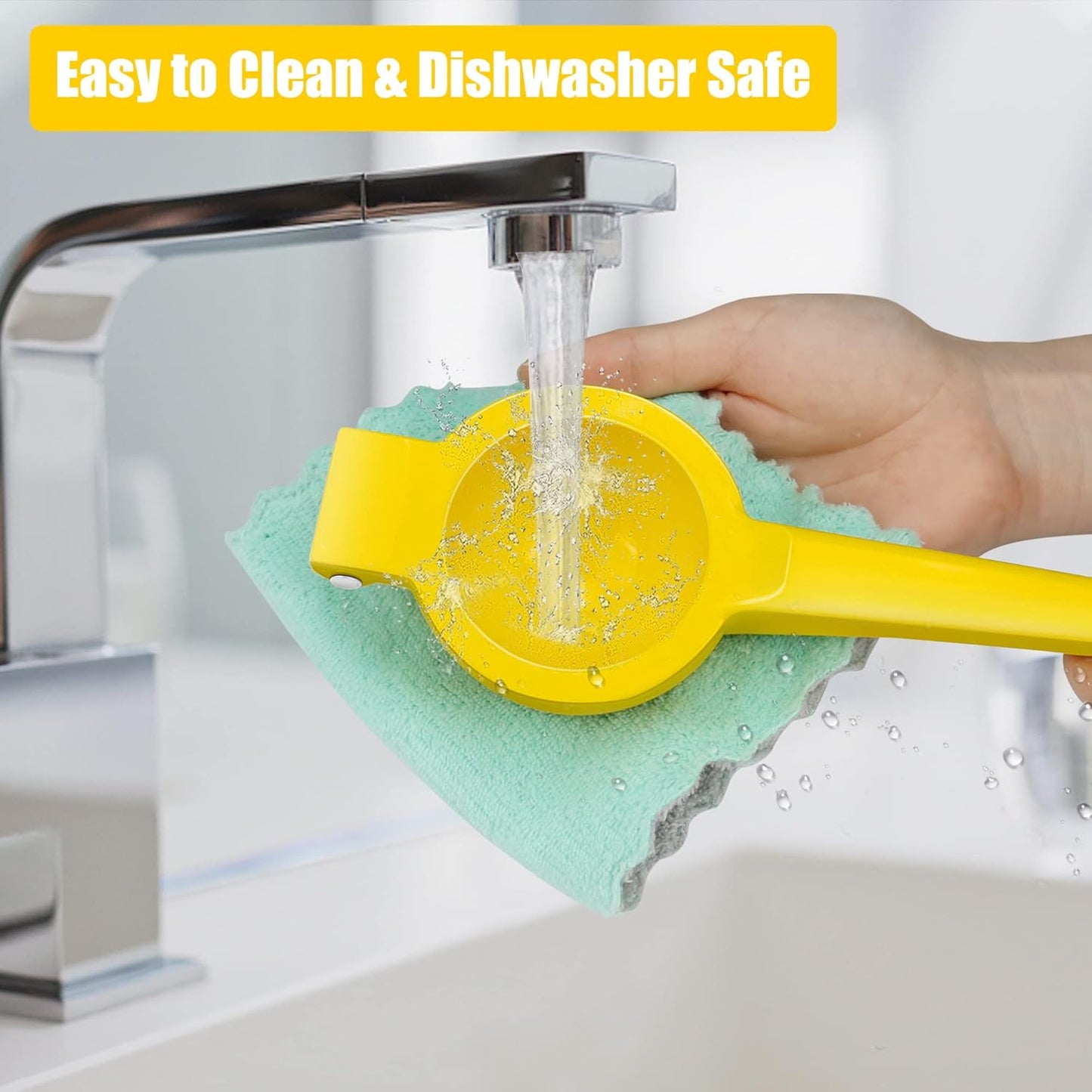 Lemon Squeezer - Lemon Juicer - Metal Manual Hand Juicer Tool | Lemon & Lime Squeezer,Kitchen Tools for citrus juicer & Dishwasher Safe