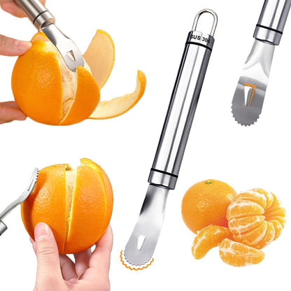 Orange Citrus Peelers 304 Stainless Steel Slicer Cutter Peeler Remover Opener Fruit Tools Kitchen Gadget