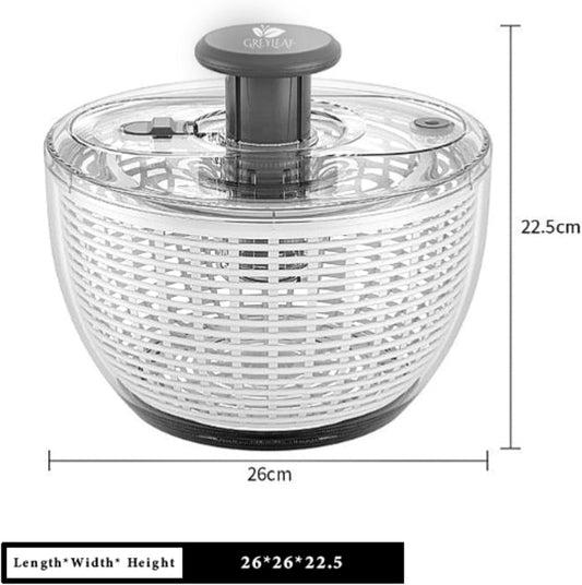 Salad Spinner 6.3Qt – Large Lettuce Spinner & Vegetable Washer, Fruit Washer Bowl with Strainer, BPA-Free Produce Cleaner & Dryer for Kitchen
