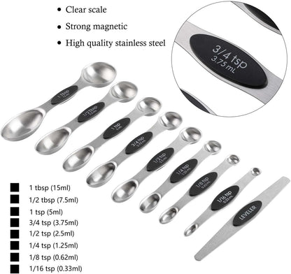 Magnetic Measuring Cups and Spoons Set Stainless Steel Measuring Cup&Spoon