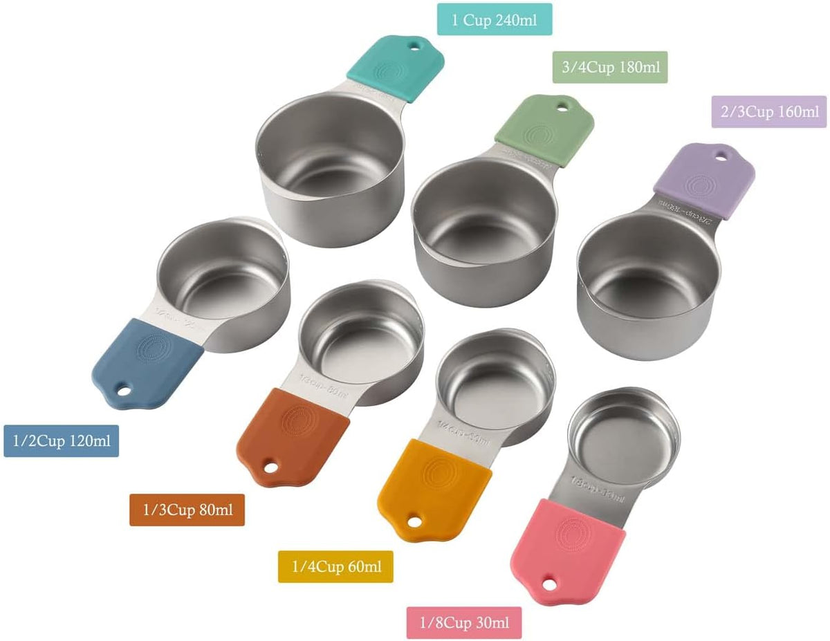 Magnetic Measuring Cups and Spoons Set Stainless Steel Measuring Cup&Spoon