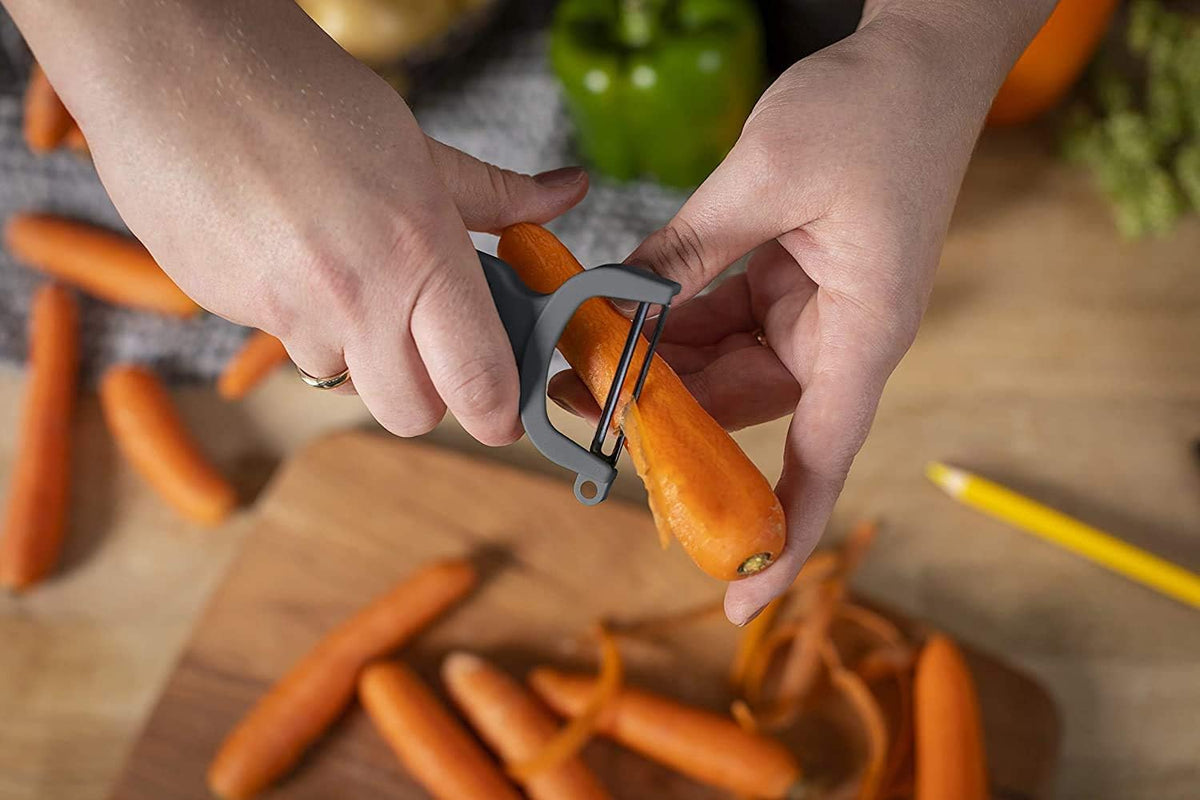 Bar Keeper’s Friend – Original Swiss Peeler Set (2-Pack) | Professional Citrus Garnish & Vegetable Peeler Duo | Razor-Sharp, Lightweight, Made in Switzerland