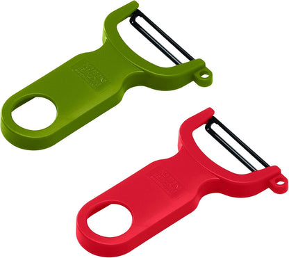 Bar Keeper’s Friend – Original Swiss Peeler Set (2-Pack) | Professional Citrus Garnish & Vegetable Peeler Duo | Razor-Sharp, Lightweight, Made in Switzerland