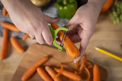 Bar Keeper’s Friend – Original Swiss Peeler Set (2-Pack) | Professional Citrus Garnish & Vegetable Peeler Duo | Razor-Sharp, Lightweight, Made in Switzerland