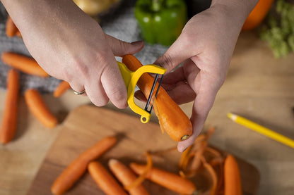 Bar Keeper’s Friend – Original Swiss Peeler Set (2-Pack) | Professional Citrus Garnish & Vegetable Peeler Duo | Razor-Sharp, Lightweight, Made in Switzerland