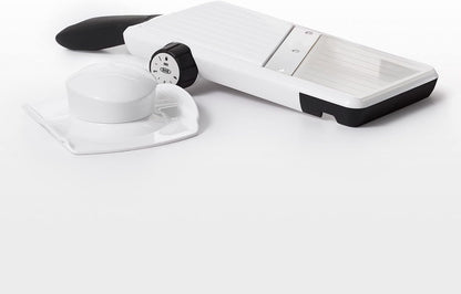 Good Grips Large Adjustable Handheld Mandoline Slicer and Stainless Steel Scraper & Chopper
