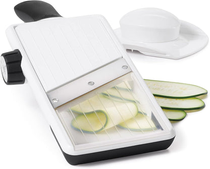 Good Grips Large Adjustable Handheld Mandoline Slicer and Stainless Steel Scraper & Chopper