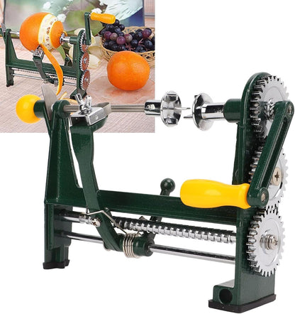 Peeler Corer, Peeler Slicer Corer with Stainless Steel Blades and Powerful Suction Base Fruit Peeler for Orange Lemon Vegetables
