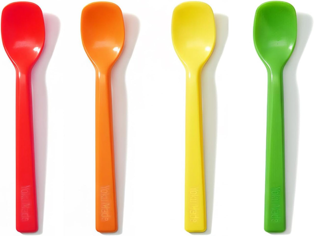 Silicone Spatula Spoon, Quiet Coffee Stirrer, 6 In, 6 Pack