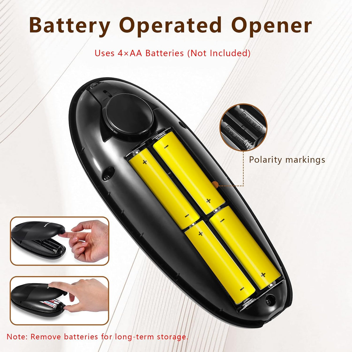 Electric Can Opener Smooth Edge
