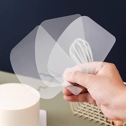 15 Pcs Cake Smoother Cake Cream Scraper Transparent Plastic Scraper Tool, Flexible Plastic Cake Scraper Smoother, Cake Smoother Scraper for Bread Pastry Baking Tool