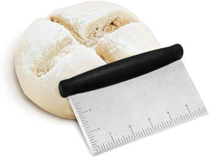 Metal Dough Blender,Pastry Shortening Blender Cutter,Heavy Duty Pastry Cutter,Pastry Blender And Butter Cutter for Mixing Flour Butter;Dough Pastry Scraper,Dough Cutter,Pastry Scraper (Style-C)