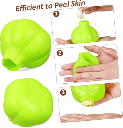 Silicone Garlic Peeler Tube Reusable Garlic Skin Remover Easy-to-Use Kitchen Tool for Peeling Cloves Sturdy Kitchen Supplies