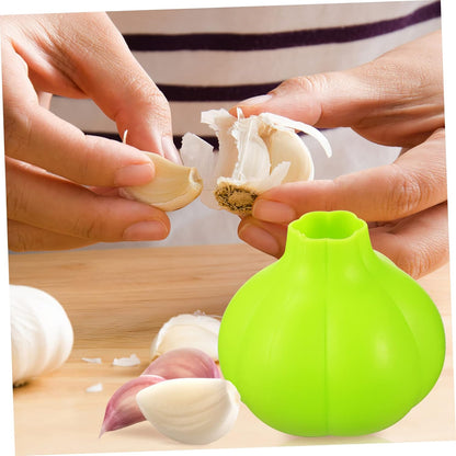 Silicone Garlic Peeler Tube Reusable Garlic Skin Remover Easy-to-Use Kitchen Tool for Peeling Cloves Sturdy Kitchen Supplies