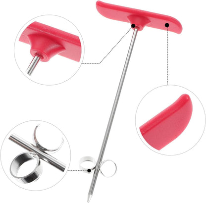 1PC Red Spiral Slicer, Radish Potato Spiral Cutter, Vegetables Fruits Spiral Twist Knife Scroller, Stainless Steel Magic Scroller Graters, Peelers and Slicers Specialty Appliances