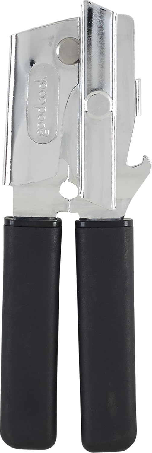 Everyday Classic Can Opener, High Carbon Stainless Steel Blade, Heavy Duty with Soft Grip Handles, Manual Kitchen Tool for All Can Sizes