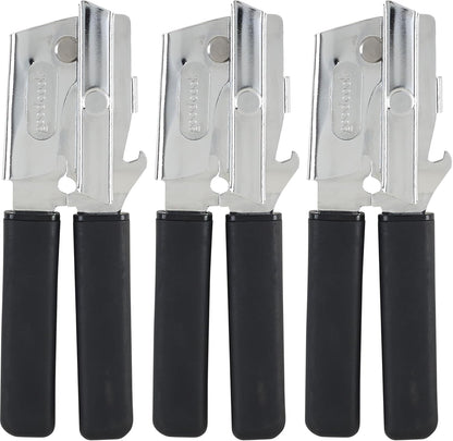 Everyday Classic Can Opener, High Carbon Stainless Steel Blade, Heavy Duty with Soft Grip Handles, Manual Kitchen Tool for All Can Sizes
