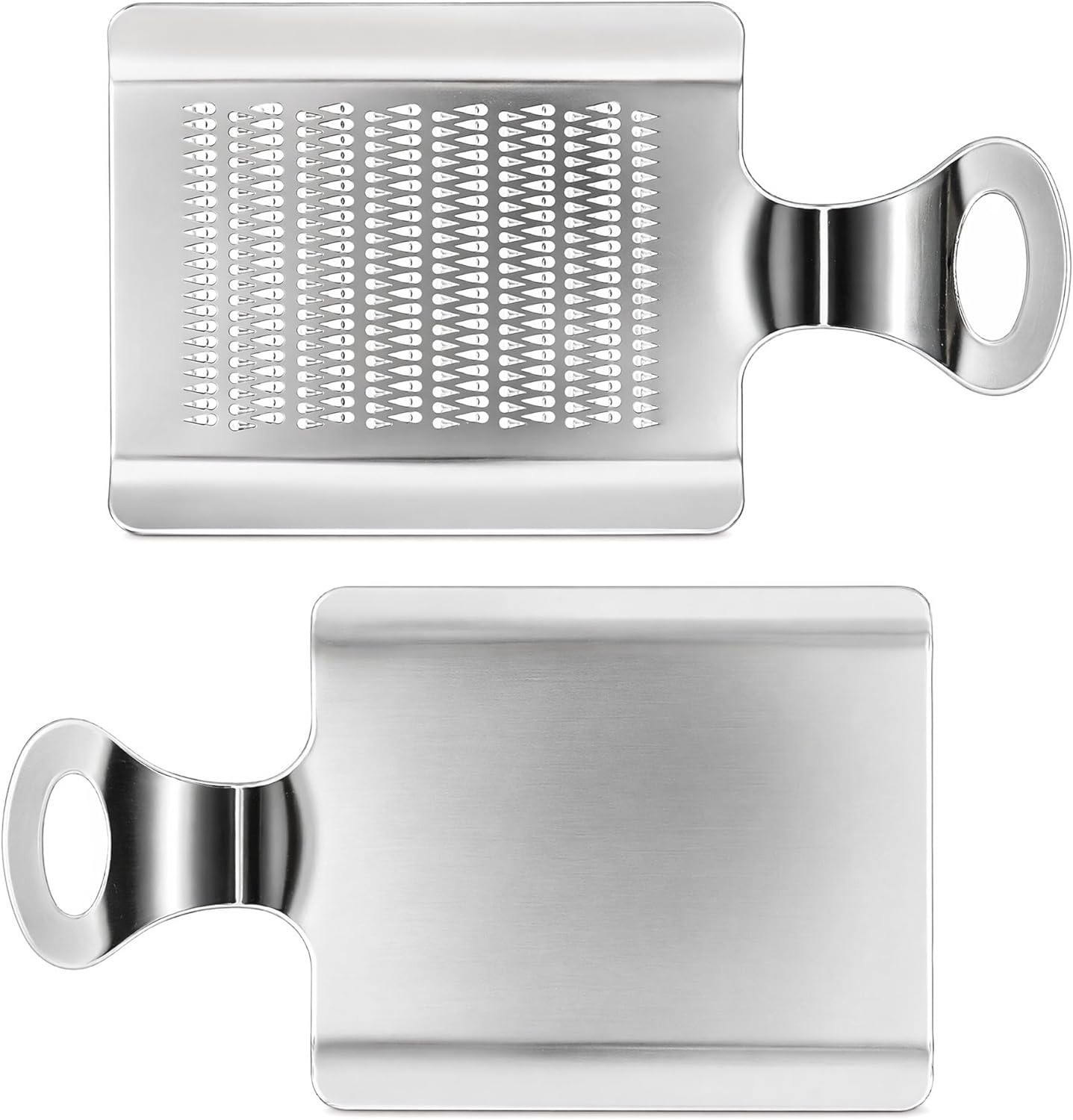 4.3" x 3" Stainless Steel Nutmeg Ginger Peeler, Mini Kitchen Grater Tool | Food Grade Spice, Garlic, Wasabi, Hard Cheese & Chocolate Grinder for Baking Cooking Seasoning, Rustproof