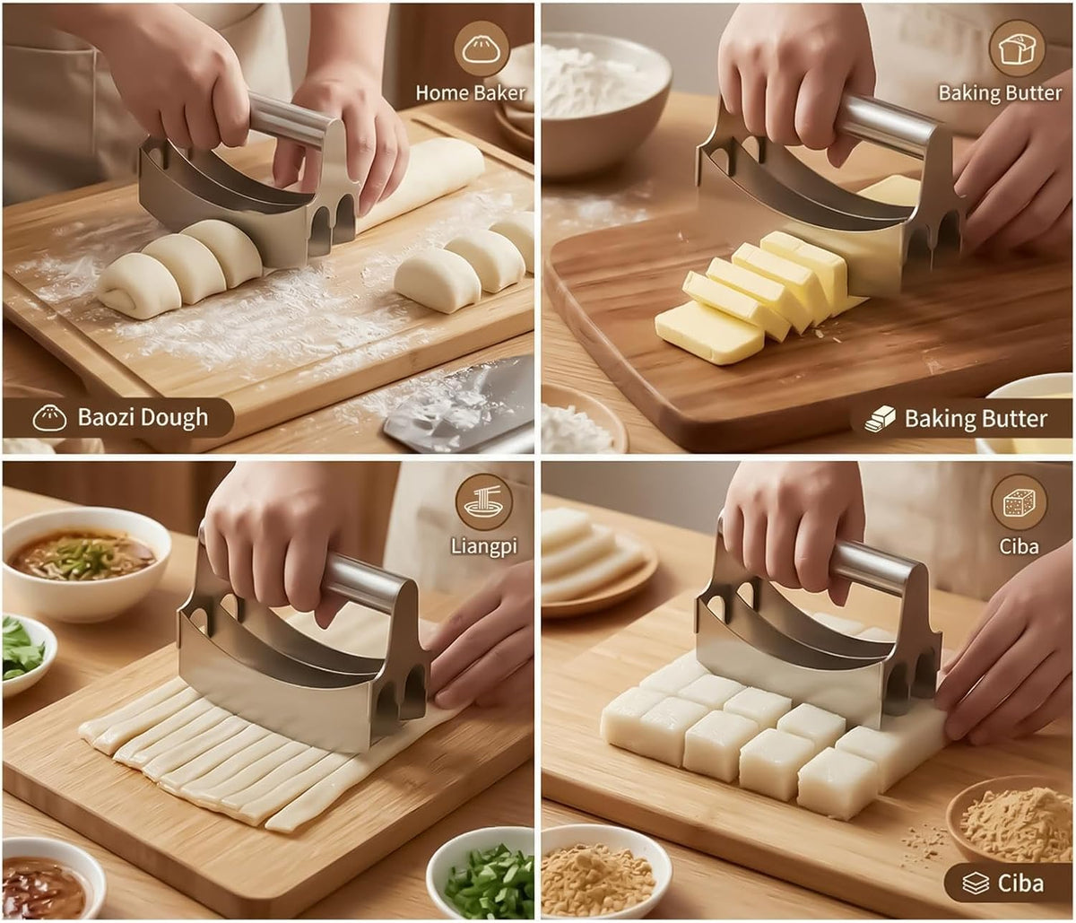 Dough Blender Heavy Duty Blender Mixing Baking Tool | Homemade Pastry Cutter Tool for Mixing Butter Home Kitchen Bread Making Bakers Bakery