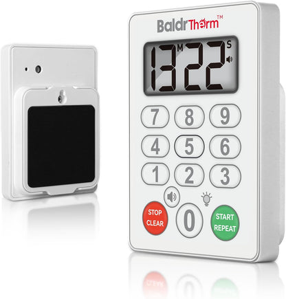 Digital Kitchen Timer, Waterproof Magnetic Countdown Timer with Alarm