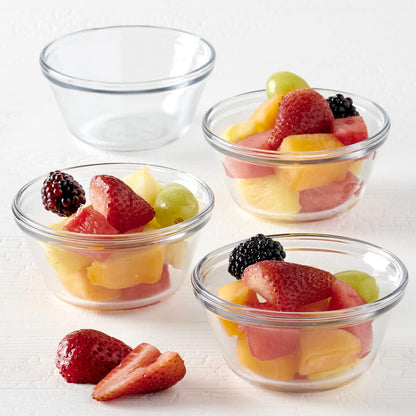 6-Ounce Glass Custard Cups, Set of 4