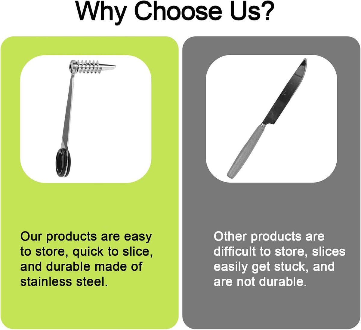 3pcs Spiral Cutter Knives, Stainless Steel & Plastic Vegetable Slicer Cutters Manual Spiral Screw Slicer Practical Kitchen Accessories for Potatoes Cucumbers Carrots