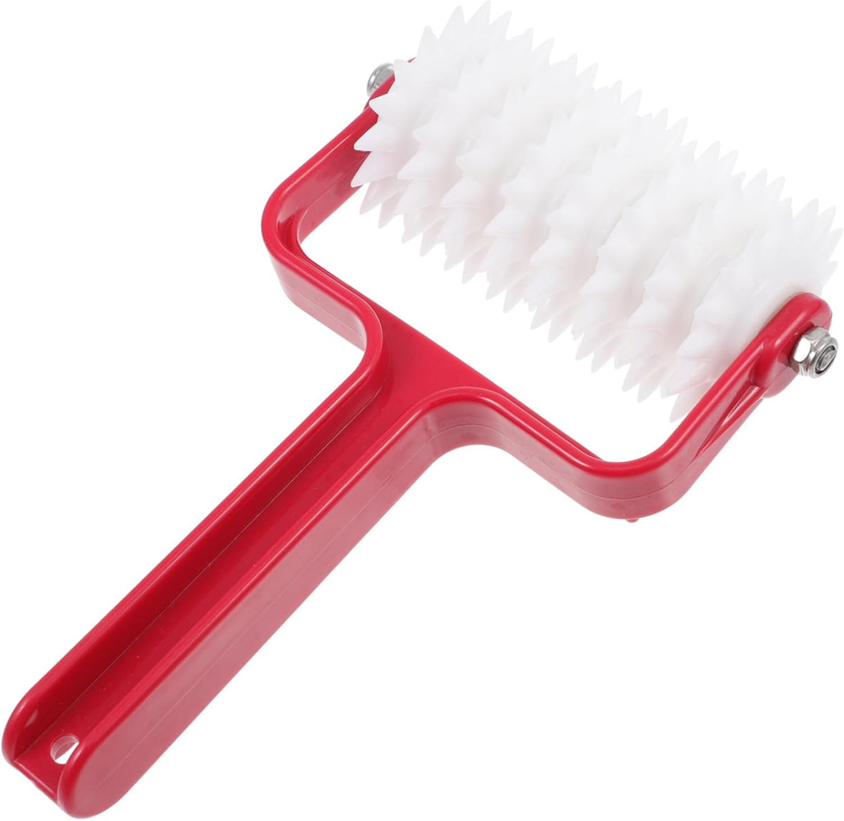 BESTOYARD Pizza Dough Roller Docker 7.87X4.72X1.96 Inch Kitchen Gadget with Uniform Hole Puncher for Even Pizza Crust Preparation