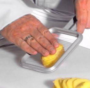 Mozzarella & Potato Slicer – Heavy-Duty Aluminum Cheese & Vegetable Slicer with Stainless Steel Wires, Wire Cheese Slicer with Even Thick Slices for Mozzarella, Boiled Potatoes & Soft Foods