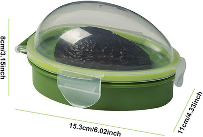 Avocado Saver, Reusable Avocado Storage Container with Secure Lid