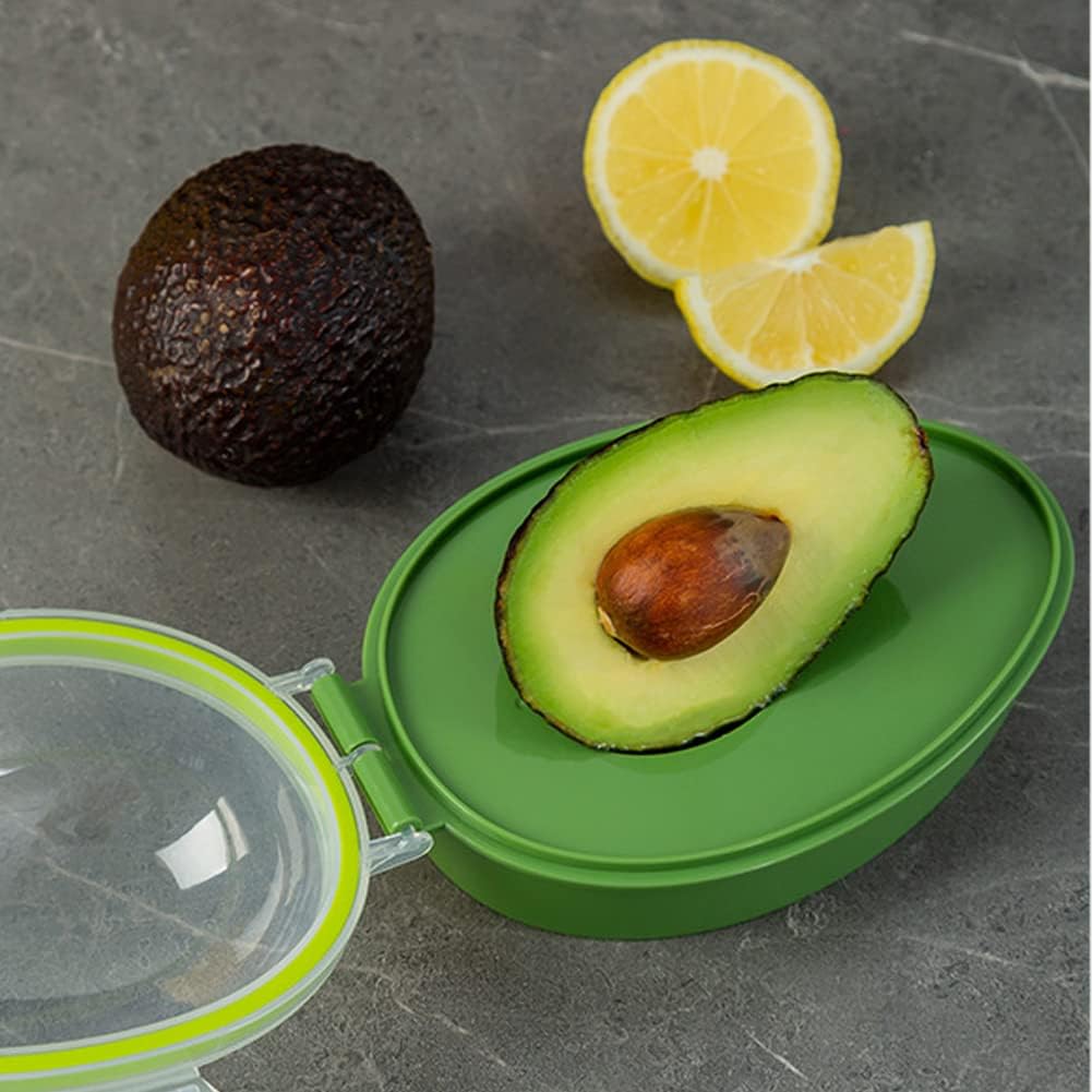 Avocado Saver, Reusable Avocado Storage Container with Secure Lid