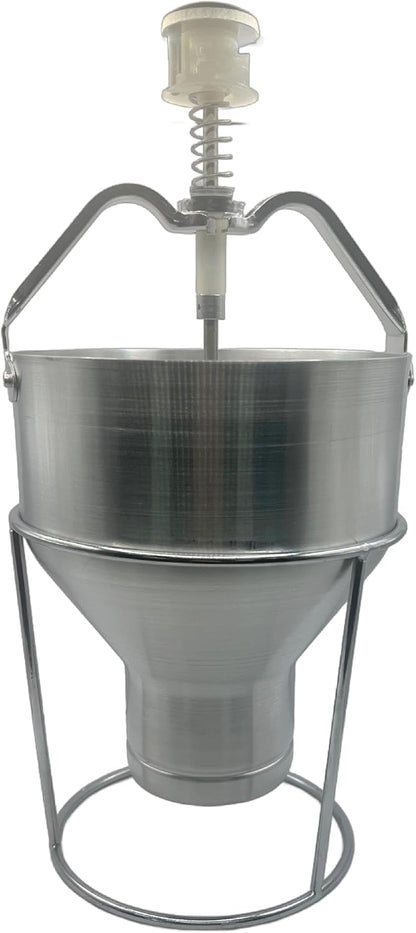 Pancake Batter Dispenser w/Stand | Commercial Restaurant Grade I 8-size settings I Easy Use, Even-Flow, Funnel Cake, Waffles, Batter I