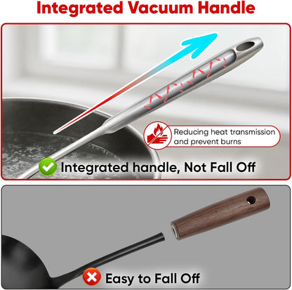 Newness Metal Fish Turner Spatula Stainless Steel for Kitchen Use, Small Griddle Egg Spatula, Flexible, Polished Metal, Corrosion Resistant, Kitchen Slotted Turner with Thin Edge Ideal for Turning,11"