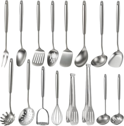 Newness Metal Fish Turner Spatula Stainless Steel for Kitchen Use, Small Griddle Egg Spatula, Flexible, Polished Metal, Corrosion Resistant, Kitchen Slotted Turner with Thin Edge Ideal for Turning,11"