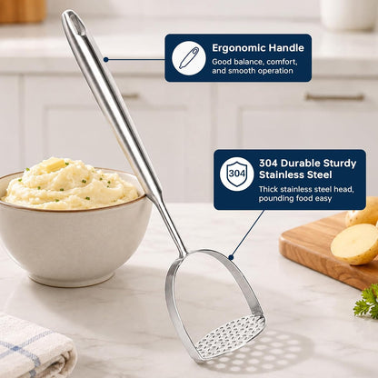 Newness Metal Fish Turner Spatula Stainless Steel for Kitchen Use, Small Griddle Egg Spatula, Flexible, Polished Metal, Corrosion Resistant, Kitchen Slotted Turner with Thin Edge Ideal for Turning,11"