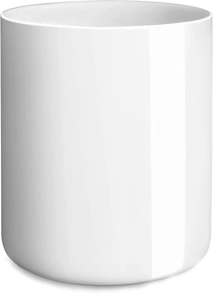 Black Kitchen Utensil Holder for Countertop Easy to Clean, Stable Matte Ceramic Cooking Utensil Crock for kitchen Counter, Spatula Holder for Farmhouse Décor 4.6×6.5 INCH