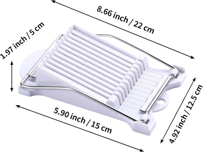 2 Pack Luncheon Meat Slicer, Egg Slicers,Strawberry Slicer