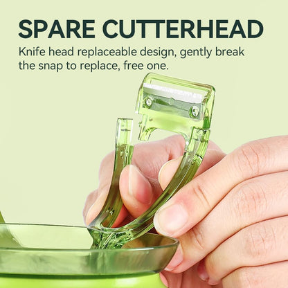 Manual Apple Peeler with Suction Base - Quick, Safe Desktop Apple Skin Peeler, Replaceable Blade, Easy to Clean for Home Kitchen Quick Applesauce Pie Making
