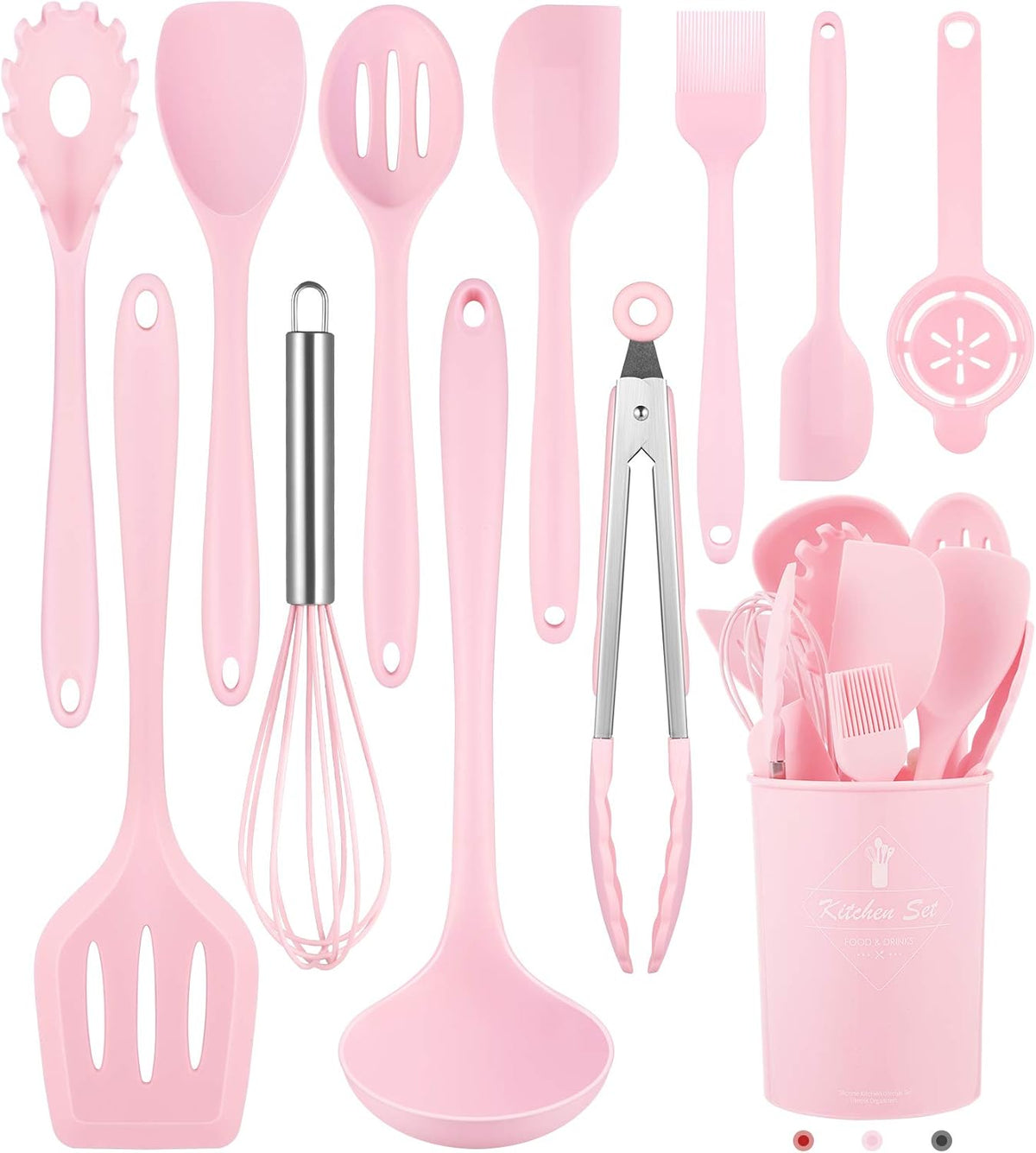 Blue Kitchen Utensils Set-12 Pieces Silicone Cooking Utensils Set