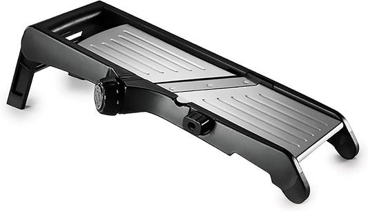 Deluxe Mandoline Slicer/Grater, Black, 12-in.