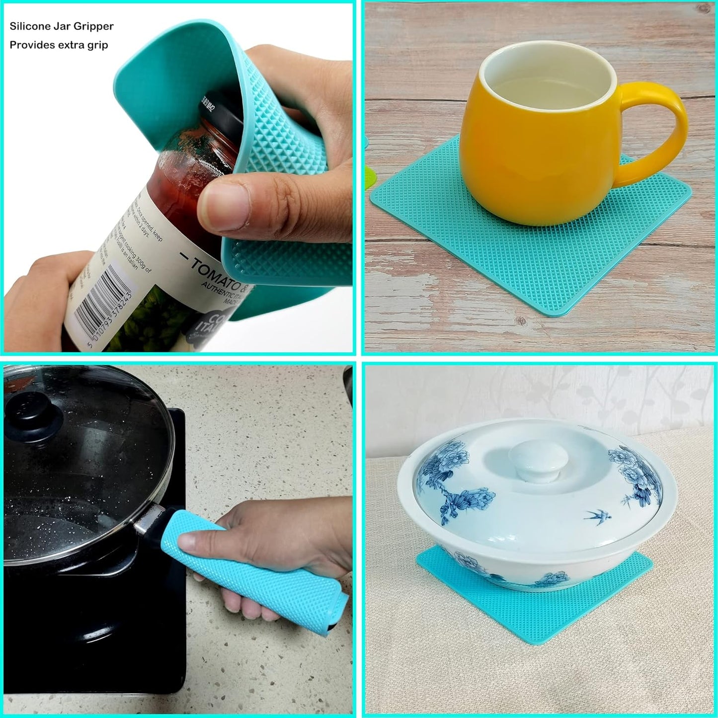 Jar Opener & Bottle Opener for Seniors with Arthritis, Weak Hands | Adjustable Lid Opener Effortlessly Opens Jars, Bottles & Pop-Top Cans, Great for Senior Parents, Grandparents, or Loved Ones