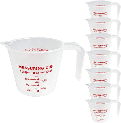 2 Cup/16 Oz Plastic Measuring Cups With Spout And Handle