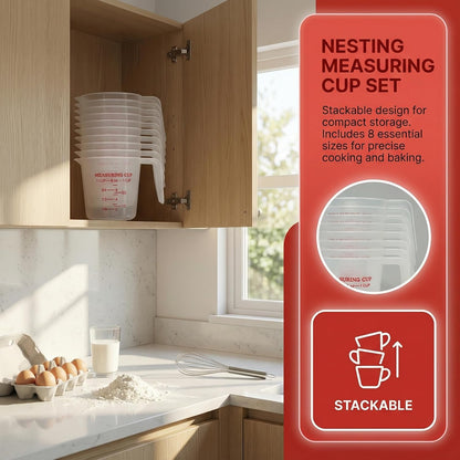 2 Cup/16 Oz Plastic Measuring Cups With Spout And Handle