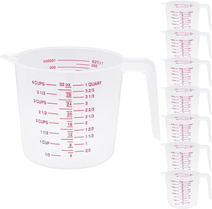 2 Cup/16 Oz Plastic Measuring Cups With Spout And Handle