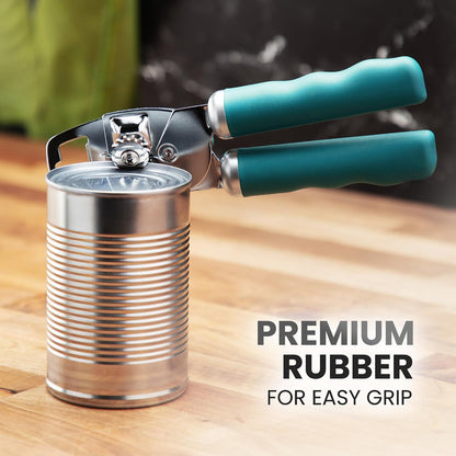 Manual Can Opener Heavy Duty Patented Stainless Steel, Ruby - Colors B