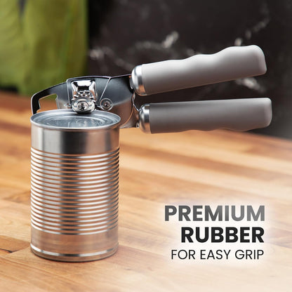 Manual Can Opener Heavy Duty Patented Stainless Steel, Ruby - Colors B