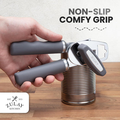 Manual Can Opener Heavy Duty Patented Stainless Steel, Ruby - Colors B