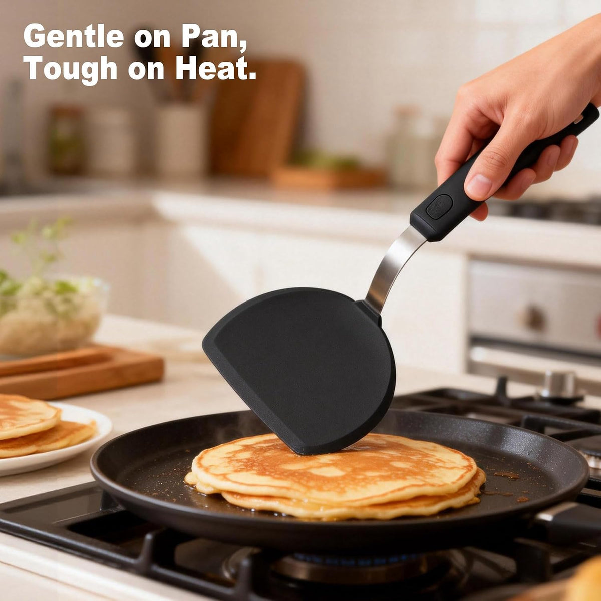 5 Piece Heat Resistant Silicone Spatula Set Cooking Utensils Set