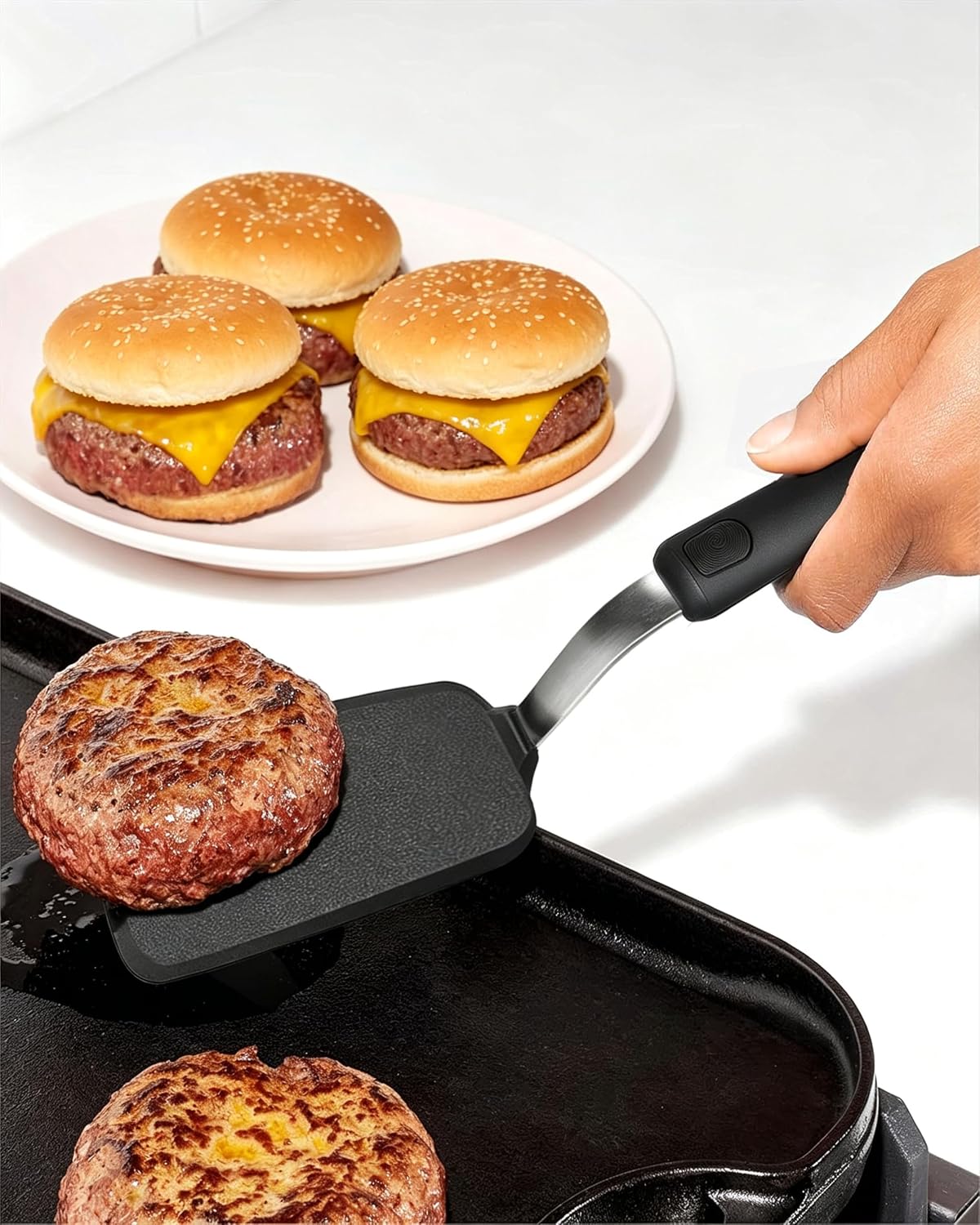 5 Piece Heat Resistant Silicone Spatula Set Cooking Utensils Set